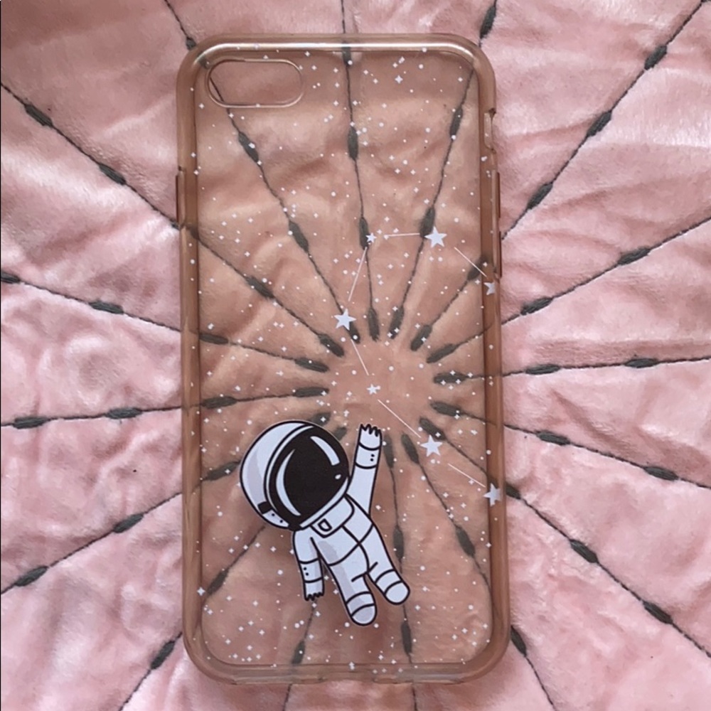 A clear iPhone 8 Space phone case